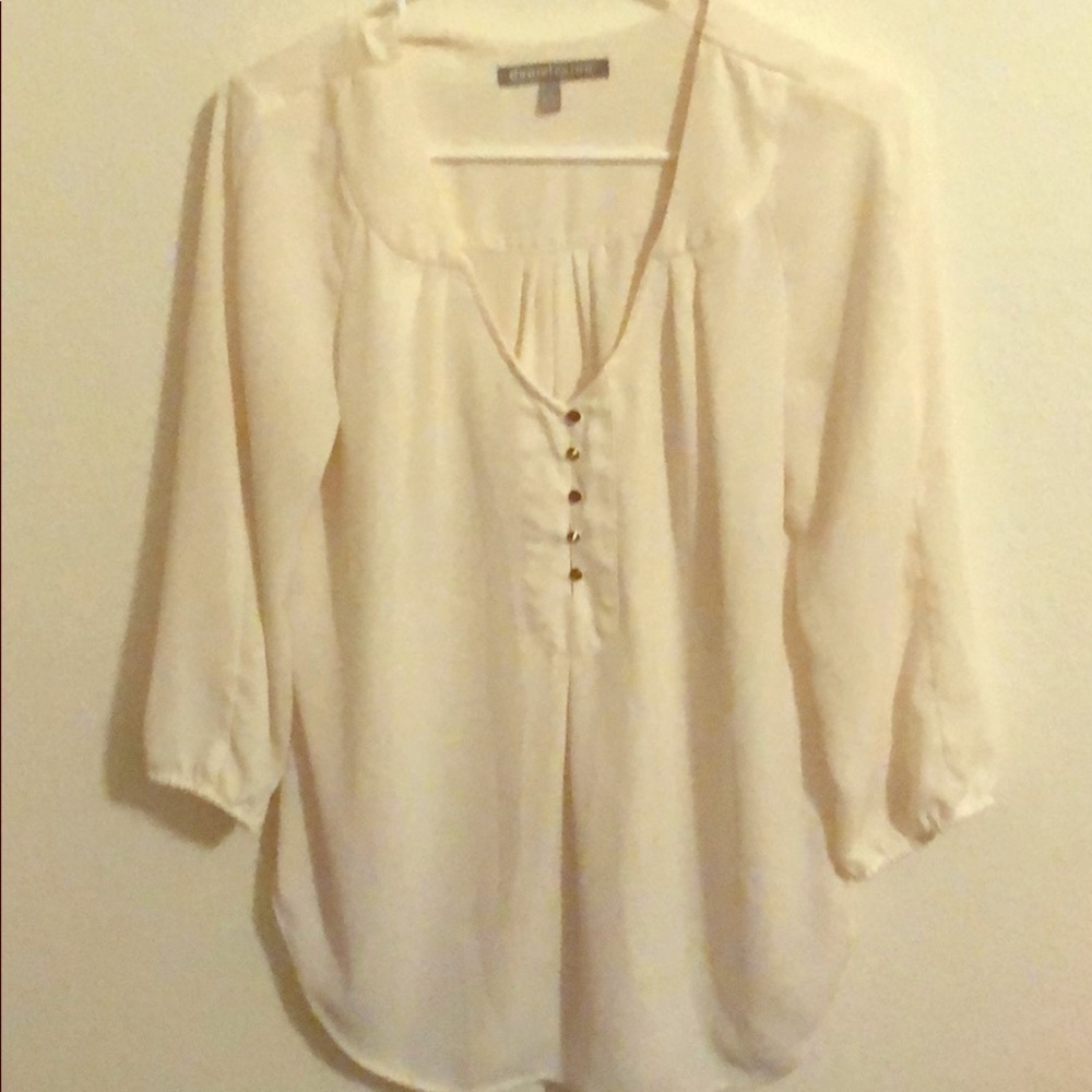 Daniel rain white blouse